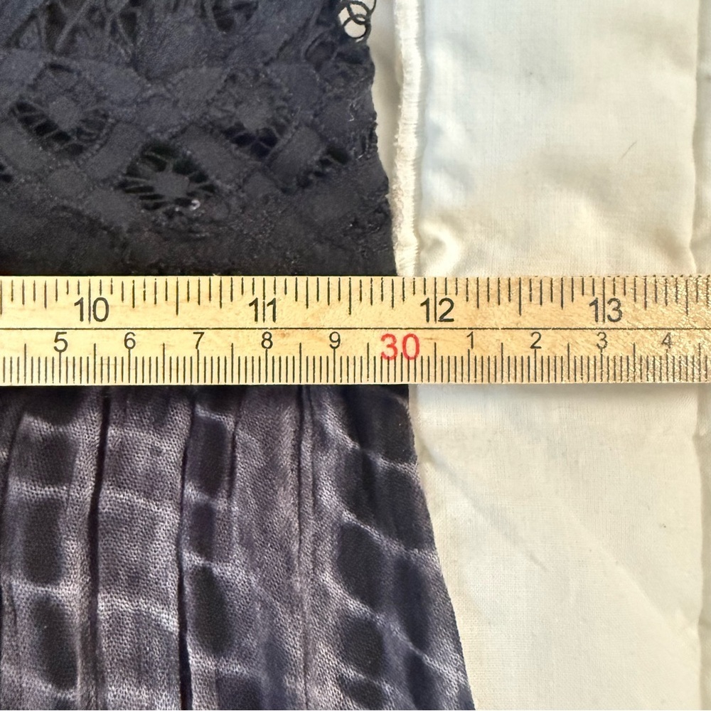 Free People Adella Lace-Trim‎ Tie-Dye Dress Size S - Picture 10 of 13